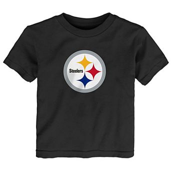 Infant Outerstuff Black Pittsburgh Steelers Primary Logo T-Shirt