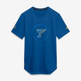 Men's Fanatics Blue St. Louis Blues Authentic Pro Train Performance T-Shirt
