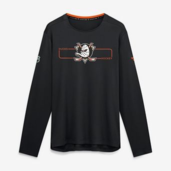 Men's Fanatics Black Anaheim Ducks Authentic Pro Rink Tech Long Sleeve T-Shirt