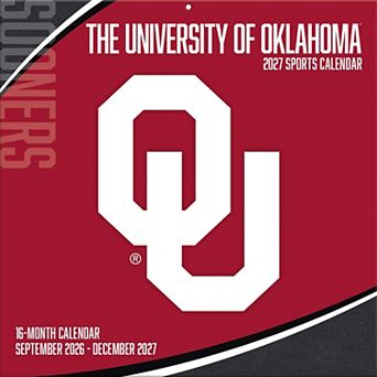 Oklahoma Sooners 2027 12 ۝ x 12 ۝ Team Wall Calendar