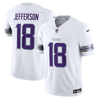 Men's Nike Justin Jefferson White Minnesota Vikings Alternate Vapor F.U.S.E. Stitched Limited Jersey