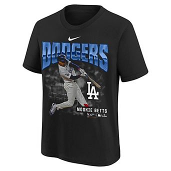 Youth Nike Mookie Betts Black Los Angeles Dodgers Oversized Player T-Shirt