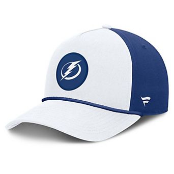 Men's Fanatics White Tampa Bay Lightning Authentic Pro Rink A-Frame Adjustable Hat