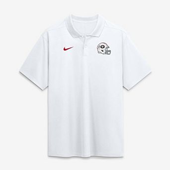 Men's Nike White Georgia Bulldogs Whiteout Victory Dri-FIT Polo
