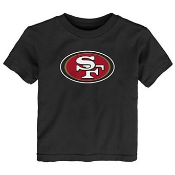 Infant Outerstuff Black San Francisco 49ers Primary Logo T-Shirt