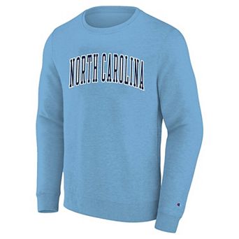 Men's Big and Tall Champion Carolina Blue North Carolina Tar Heels Arch Applique Sweatshirt