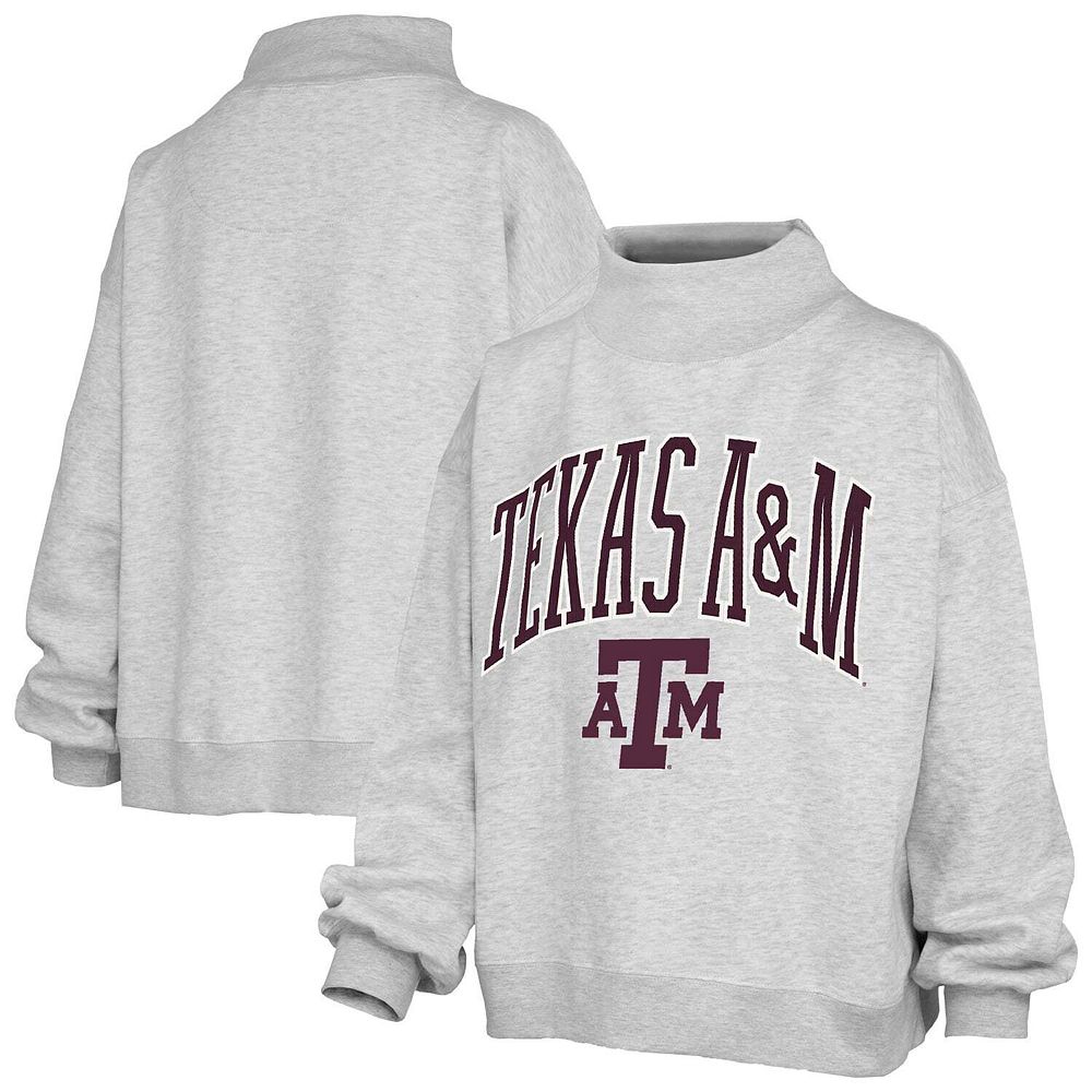 Women's Pressbox Heather Gray Texas A&M Aggies Nelson Texture Lingo ...