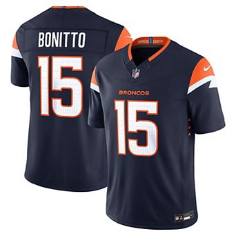 Men's Nike Nik Bonitto Navy Denver Broncos Alternate Vapor F.U.S.E. Stitched Limited Jersey