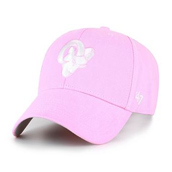 Youth '47 Pink Los Angeles Rams MVP Adjustable Hat