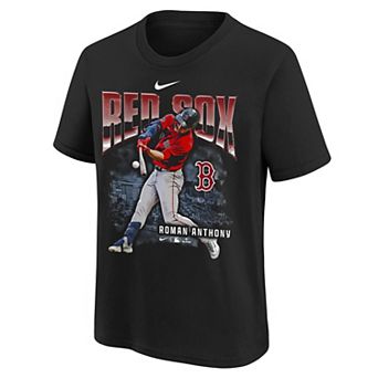 Youth Nike Roman Anthony Black Boston Red Sox Oversized Player T-Shirt