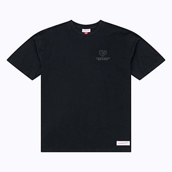 Men's Mitchell & Ness Black Chicago Bears Core Essentials Micro Logo T-Shirt