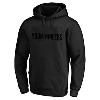 Men's Profile Black West Virginia Mountaineers Tonal Hoodie