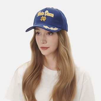 Women's ZooZatz Navy Notre Dame Fighting Irish Sweet Spirit A-Frame Adjustable Hat