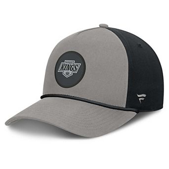 Men's Fanatics Gray Los Angeles Kings Authentic Pro Rink A-Frame Adjustable Hat