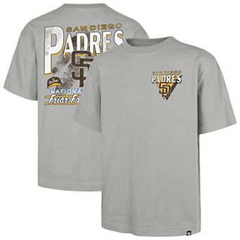 Men's '47 Brown San Diego Padres Under Bar Foundation T-Shirt