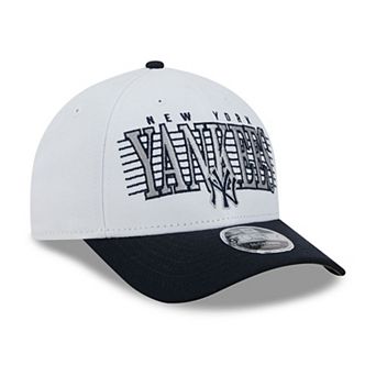 Men's New Era White/Navy New York Yankees Loyal 9FORTY M-Crown Adjustable Hat