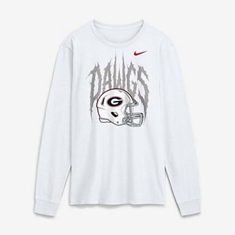 Men's Nike White Georgia Bulldogs Whiteout Dawgs Long Sleeve T-Shirt