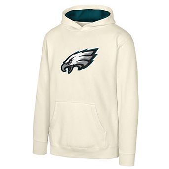 Youth Outerstuff Natural Philadelphia Eagles Prime Pullover Hoodie