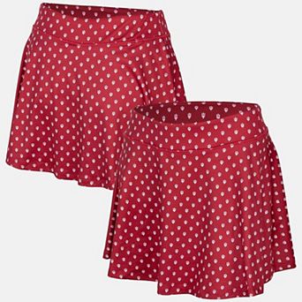 Women's ZooZatz Crimson Indiana Hoosiers Allover Print Flowy Skort