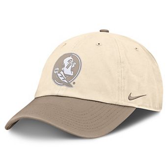 Men's Nike Natural/Khaki Florida State Seminoles Two-Tone Club Adjustable Hat