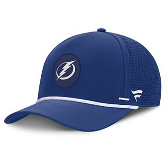 Men's Fanatics Blue Tampa Bay Lightning Authentic Pro Rink Vented A-Frame Adjustable Hat