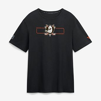 Men's Fanatics Black Anaheim Ducks Authentic Pro Primary Logo T-Shirt