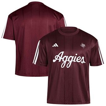 Men's adidas Maroon Texas A&M Aggies Soccer Fashion Jersey