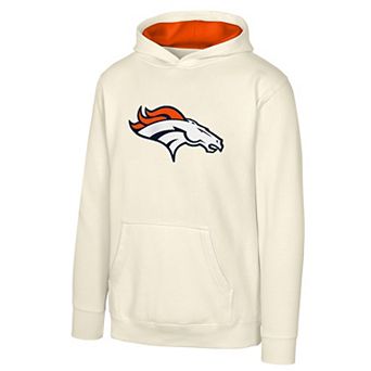 Youth Outerstuff Natural Denver Broncos Prime Pullover Hoodie