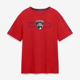 Men's Fanatics Red Florida Panthers Authentic Pro Primary Logo T-Shirt