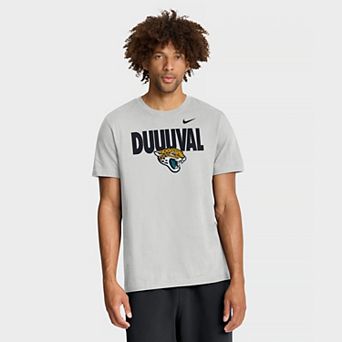Men's Nike Gray Jacksonville Jaguars We Run This T-Shirt
