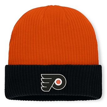 Men's Fanatics Orange Philadelphia Flyers Authentic Pro Rink Cuffed Knit Hat