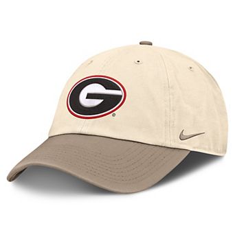 Men's Nike Natural/Khaki Georgia Bulldogs Two-Tone Club Adjustable Hat
