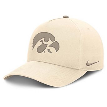 Men's Nike Natural Iowa Hawkeyes Rise Adjustable Hat