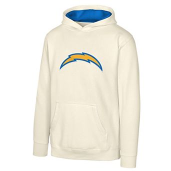 Youth Outerstuff Natural Los Angeles Chargers Prime Pullover Hoodie