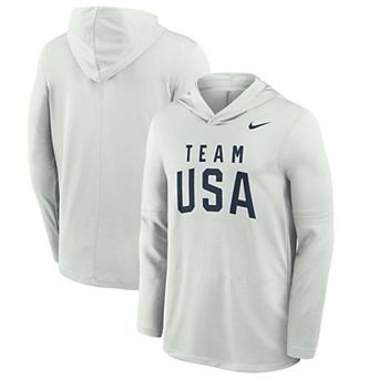 Men's Nike Gray Team USA Dri-FIT Hoodie