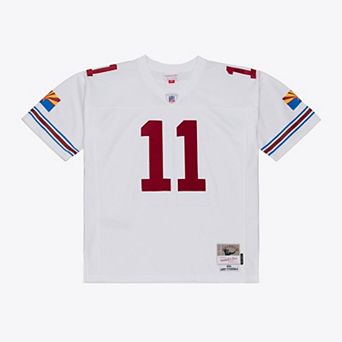 Mitchell & Ness Larry Fitzgerald White Arizona Cardinals Big & Tall 2004 Legacy Retired Player Jersey