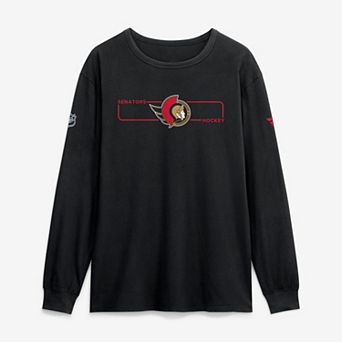 Men's Fanatics Black Ottawa Senators Authentic Pro Primary Logo Long Sleeve T-Shirt