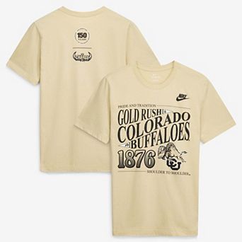 Men's Nike Gold Colorado Buffaloes Student Wordmark Dri-FIT T-Shirt