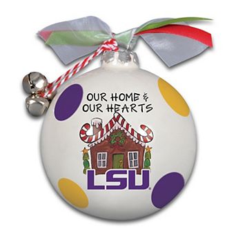 LSU Tigers Home & Hearts Ornament