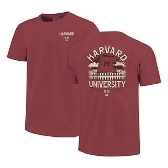 Unisex Crimson Harvard Crimson Comfort Colors Hyper Local T-Shirt