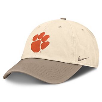 Men's Nike Natural/Khaki Clemson Tigers Two-Tone Club Adjustable Hat
