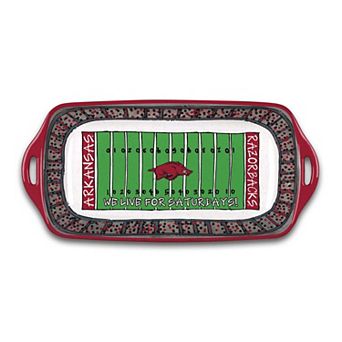 Arkansas Razorbacks Melamine Stadium Platter