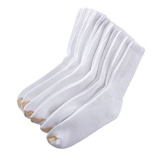 Jefferies Socks Non-Binding Quarter Socks 2 Pair Pack Large White