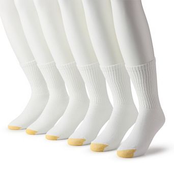 Men's GOLDTOE® 6-pack Athletic Cushioned Cotton Crew Socks