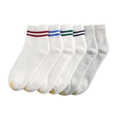 Men's GOLDTOE® 6-Pack Quarter Socks
