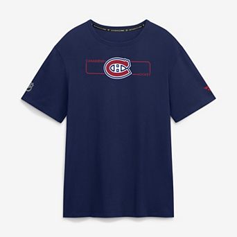 Men's Fanatics Navy Montreal Canadiens Authentic Pro Primary Logo T-Shirt