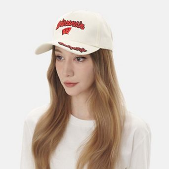 Women's ZooZatz Sand Wisconsin Badgers Sweet Spirit A-Frame Adjustable Hat
