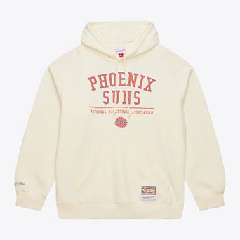 Men's Mitchell & Ness Cream Phoenix Suns Walk-Off Fleece Hoodie