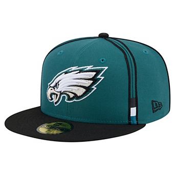 Men's New Era Midnight Green Philadelphia Eagles Soutache 59FIFTY Fitted Hat
