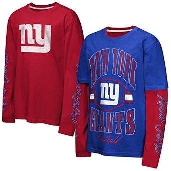 Preschool Outerstuff Royal/Red New York Giants Motion Combo Set